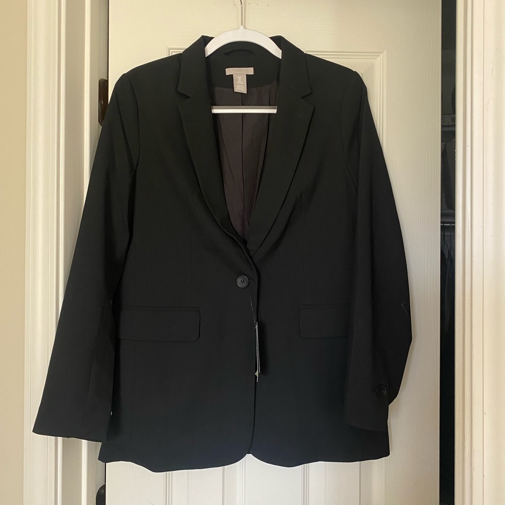 H&M black blazer